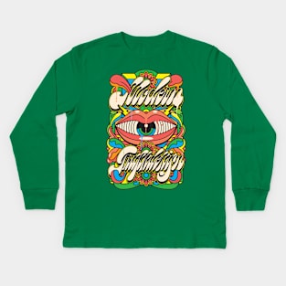 Modern Grafikdesign Kids Long Sleeve T-Shirt